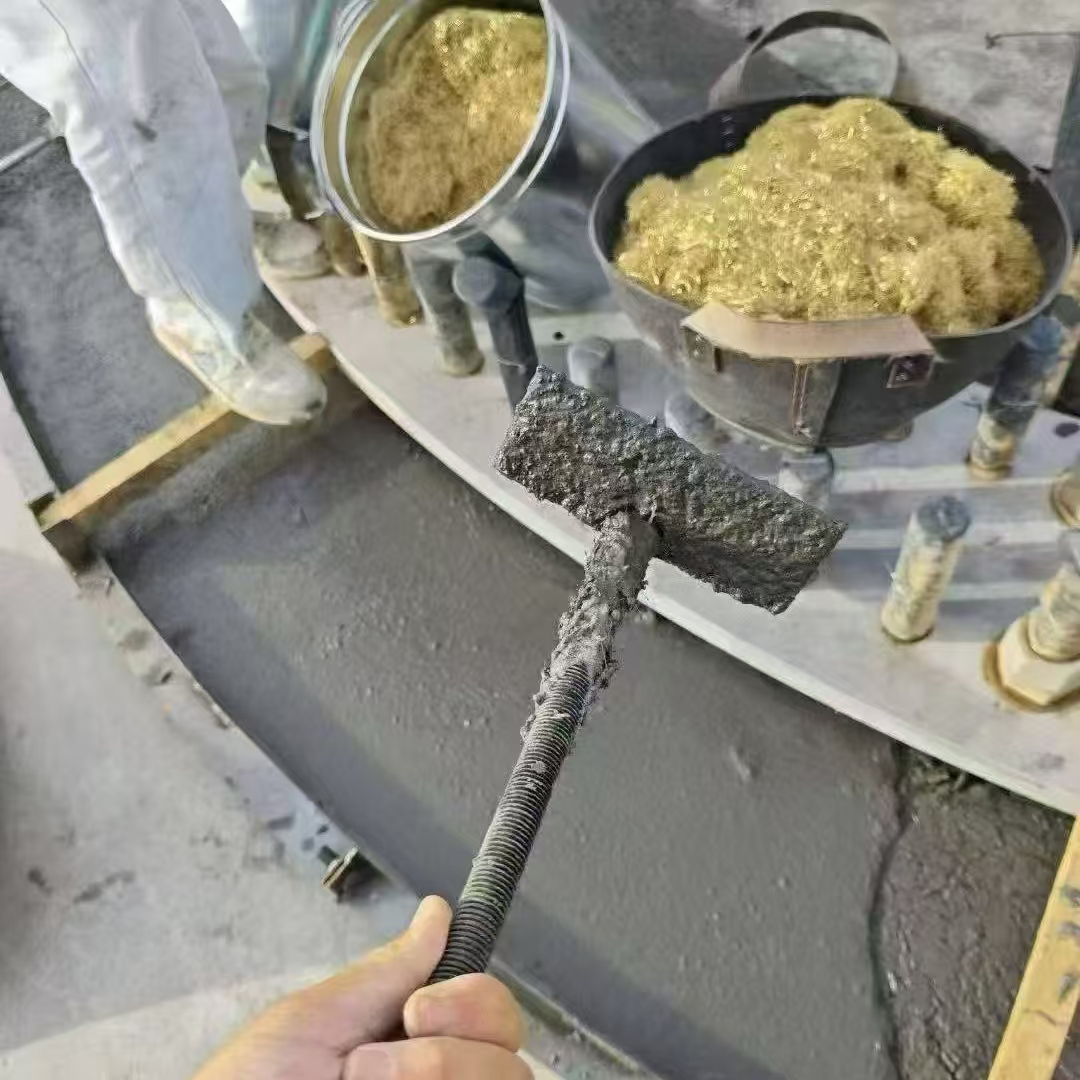 黑河C120钢纤维高强无收灌浆料 轧机压缩机汽轮机发电机锻压设备底座灌浆材料
